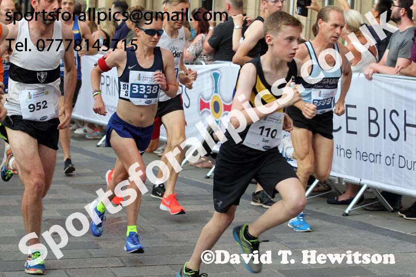 Start of the Durham City Run 5k and 10k, Thursday, July 25th. Photo: David T. Hewitson/Sports for All Pics